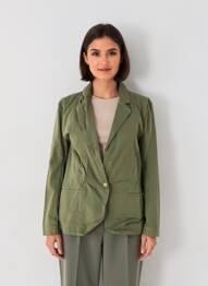 Sacou croială cambrată verde COUTURIST femeie