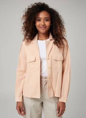 Jachete casual guler tip costum roz COUTURIST femeie