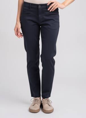 Pantalon slim elasticitate mărime normală negru COUTURIST femeie