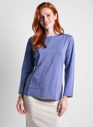 Tricou mâneci lungi mâneci lungi violet COUTURIST femeie