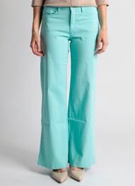 Pantalon evazat croială evazată albastru COUTURIST femeie