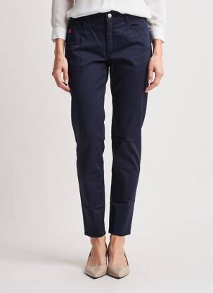 Pantalon slim buzunare albastru COUTURIST femeie