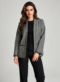 Jachete elegante buzunare negru SOYACONCEPT femeie