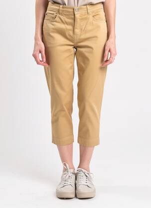 Pantalon trei sferturi elasticitate mărime normală bej IMPAQT femeie