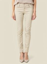 Pantalon slim talie joasă talie joasă bej SALSA femeie