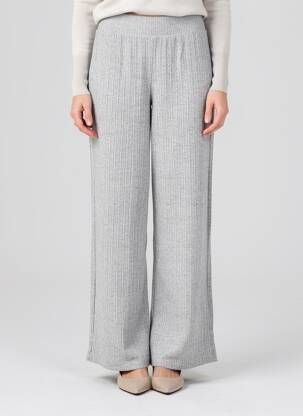 Pantalon larg mărime normală mărime normală gri SOYACONCEPT femeie