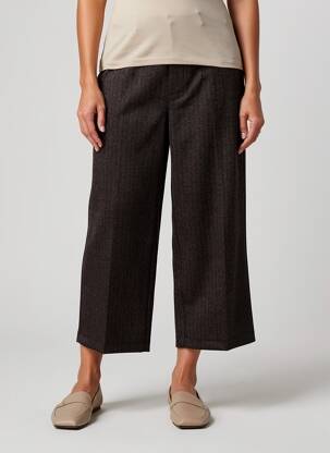 Pantalon 7/8 elasticitate mărime normală maro STREET ONE femeie