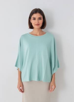 Tricou mâneci 3/4 mâneci 3/4 verde GUITARE femeie
