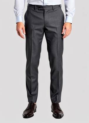 Pantalon slim țesătură melanj mărime normală gri BRÜHL bărbat