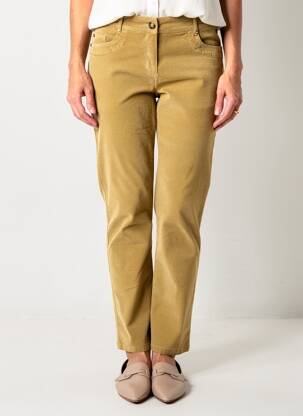 Pantalon slim elasticitate mărime normală verde PAUSE CAFE femeie