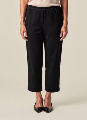 Pantalon 7/8 elasticitate mărime normală negru FRANCK ANNA femeie