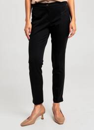 Pantalon 7/8 elasticitate mărime normală negru FRED SABATIER femeie
