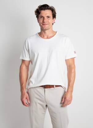 Tricou elasticitate mâneci scurte bej TIMEZONE bărbat