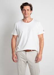 Tricou elasticitate mâneci scurte bej TIMEZONE bărbat