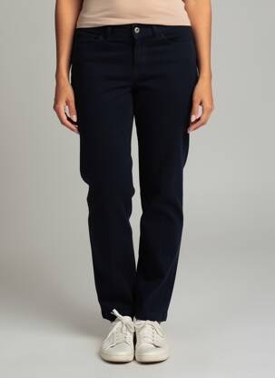 Pantalon drept elasticitate mărime normală albastru SAINT JAMES femeie