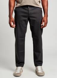 Pantalon drept țesătură melanj mărime normală gri TIMEZONE bărbat