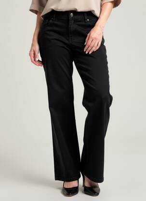 Pantalon drept elasticitate mărime normală negru MUSTANG femeie