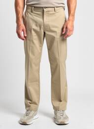 Pantalon chino țesătură poplin mărime normală bej CAMEL ACTIVE bărbat