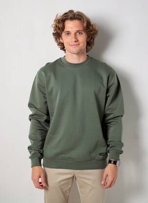 Hanorac elasticitate mâneci lungi verde RAGWEAR bărbat