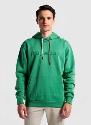Hanorac cu glugă țesătură jersey mâneci lungi verde RAGWEAR bărbat