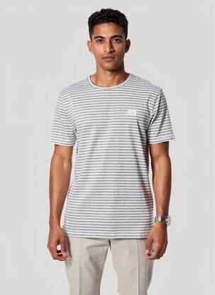 Tricou croială cambrată mâneci scurte albastru RAGWEAR bărbat