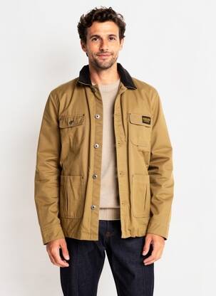 Parka mâneci lungi fără glugă bej DAYTONA bărbat