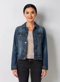 Jachete casual buzunare albastru CREAM femeie