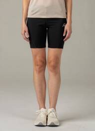 Pantalon de ciclism țesătură jersey mărime normală negru RUKKA femeie
