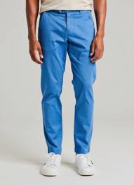 Pantalon chino buzunare mărime normală albastru EUROPANN bărbat