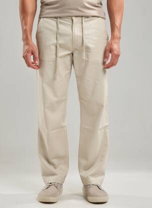 Pantalon chino buzunare mărime normală gri EUROPANN bărbat