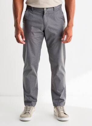 Pantalon chino buzunare mărime normală gri închis EUROPANN bărbat