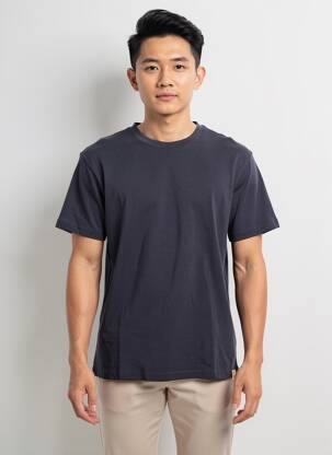 Tricou croială cambrată mâneci scurte albastru IRON AND RESIN bărbat