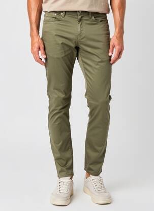 Pantalon slim închidere cu fermoar sub clapetă cu nasturi mărime normală verde FACONNABLE bărbat