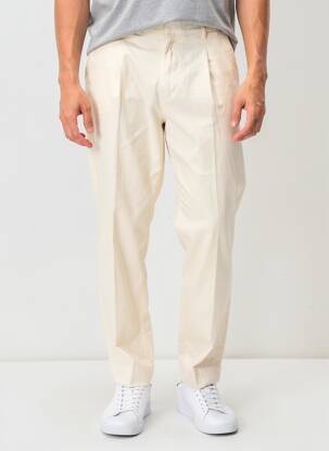 Pantalon chino țesătură poplin mărime normală bej PEPE JEANS bărbat