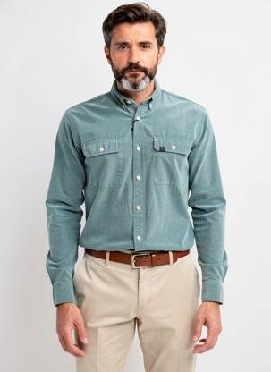 Cămașă cu mâneci lungi buzunare verde CAMEL ACTIVE bărbat