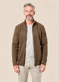 Vestă cu mâneci lungi guler în v verde CAMEL ACTIVE bărbat