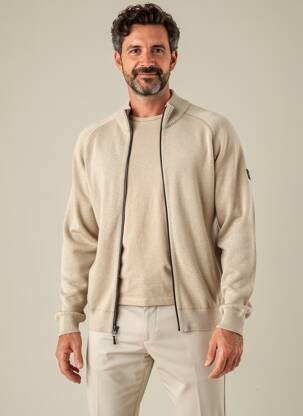 Vestă cu mâneci lungi mâneci lungi bej CAMEL ACTIVE bărbat