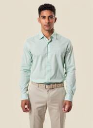 Cămașă cu mâneci lungi croială cambrată verde U.S. POLO ASSN bărbat