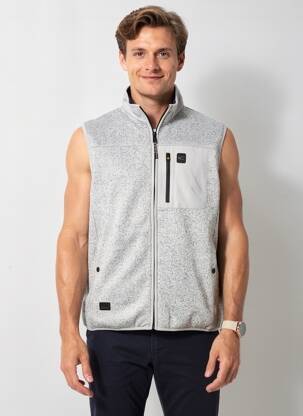 Vestă fără mâneci țesătură melanj gri CAMEL ACTIVE bărbat