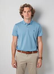 Polo țesătură jersey mâneci scurte albastru U.S. POLO ASSN bărbat