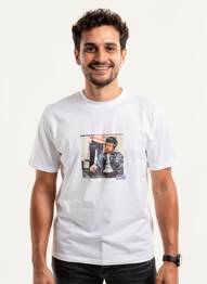 Tricou croială cambrată mâneci scurte alb TRAMAROSSA bărbat