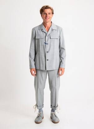 Costume de oraș bază pantalon gri BOB bărbat