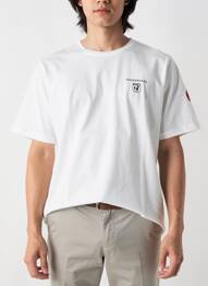 Tricou elasticitate mâneci scurte alb TRAMAROSSA bărbat