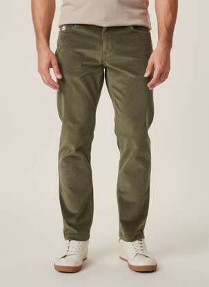 Pantalon slim țesătură catifea mărime normală verde U.S. POLO ASSN bărbat