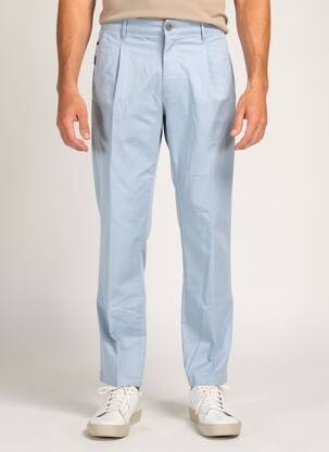 Pantalon chino țesătură poplin mărime normală albastru U.S. POLO ASSN bărbat