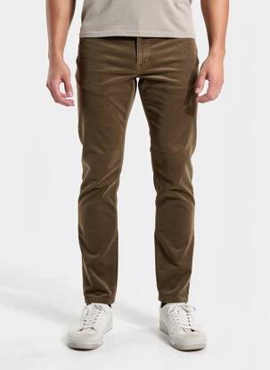Pantalon slim țesătură catifea mărime normală verde CAMEL ACTIVE bărbat