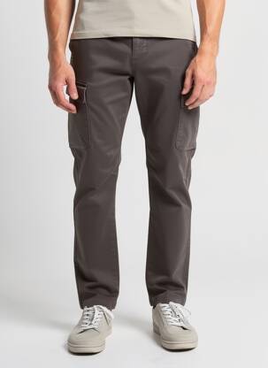 Pantalon cargo talie cu cleme mărime normală gri CAMEL ACTIVE bărbat