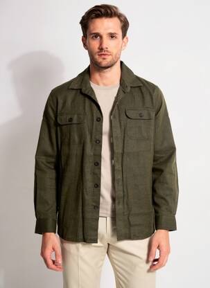 Jachete casual croială dreaptă verde FYNCH-HATTON bărbat