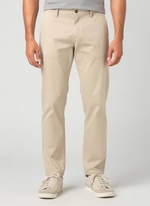 Pantalon chino țesătură poplin mărime normală bej FYNCH-HATTON bărbat