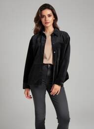 Jachete casual croială dreaptă negru CAMEL ACTIVE femeie